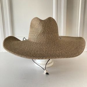 San Diego Hat Company Anthropologie Arizona Packable Wide Brim Hat In Brown